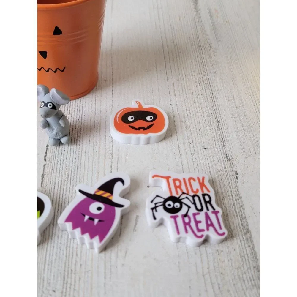 Halloween Frankenstein eraser pumpkin mouse set‎ toy figure